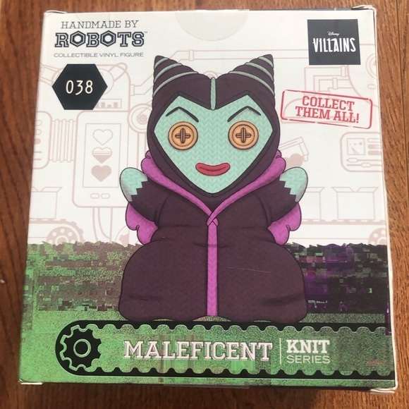 Handmade by Robots Disney Villains: Maleficent collectable Vinyl Figure knit 38 - Picture 3 of 6